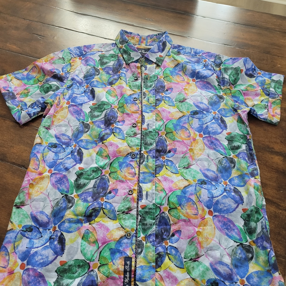Robert Graham Vibrant Floral Dress Shirt